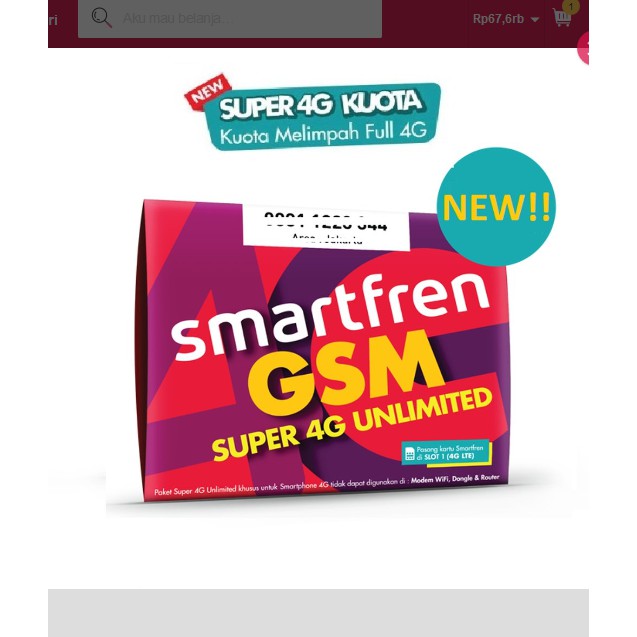 REGITRASI DI PANDU 1 BULAN FULL Kartu Perdana Smartfren Unlimited 24JAM ALL JARINGAN 3G/4G