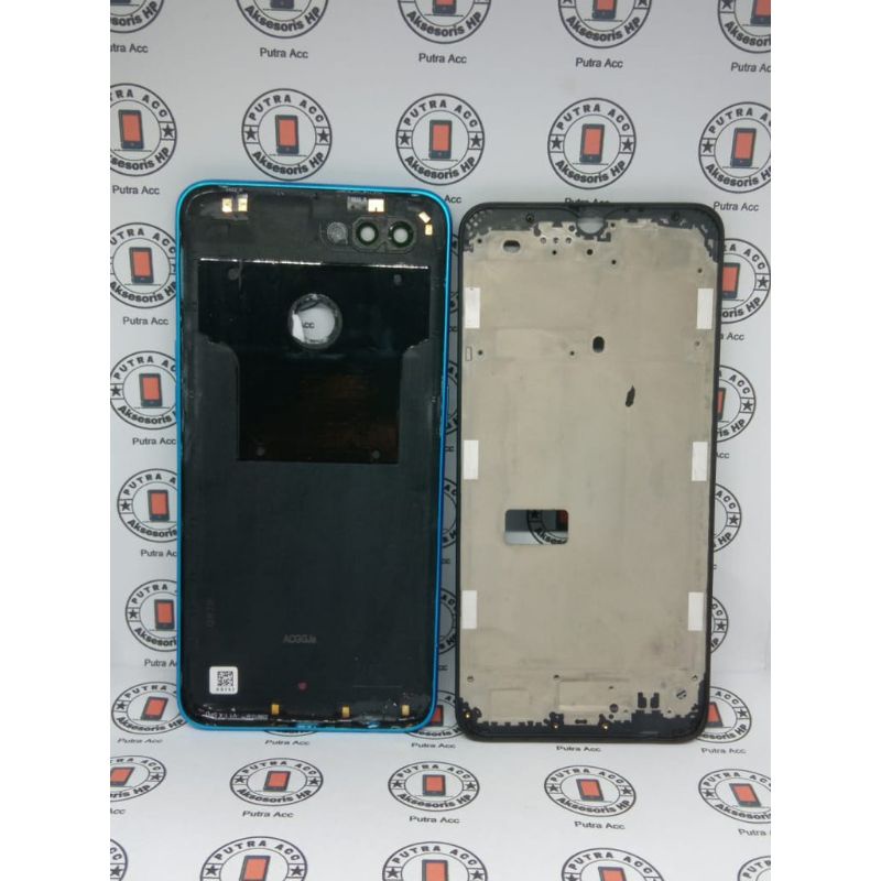 FRAME+BACKDOOR TULANG LCD KESING CASING HOUSING OPPO A12/A12S FULLSET ORIGINAL