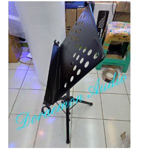 Promo stand book music besar bolong plus holder mic Murah
