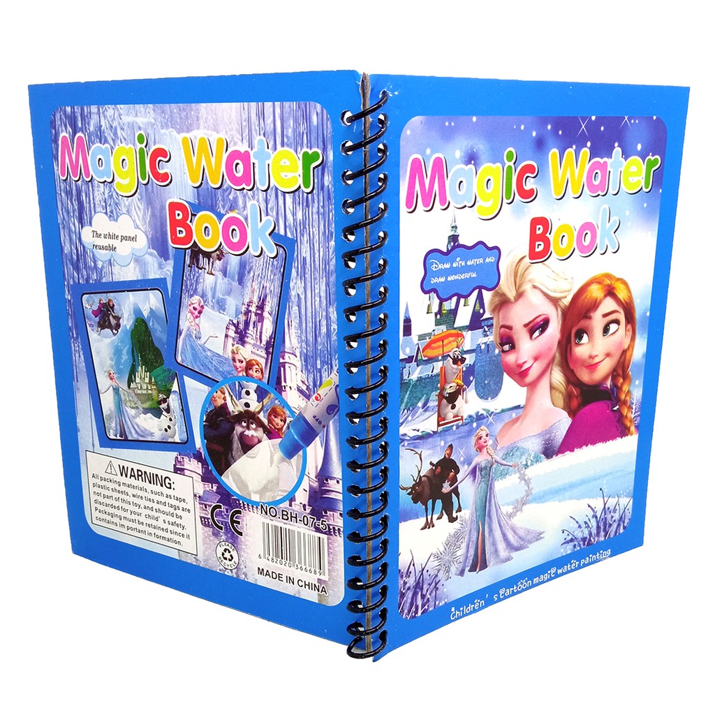 Magic Water Book Mainan Buku Mewarnai Anak Dengan Pena Air