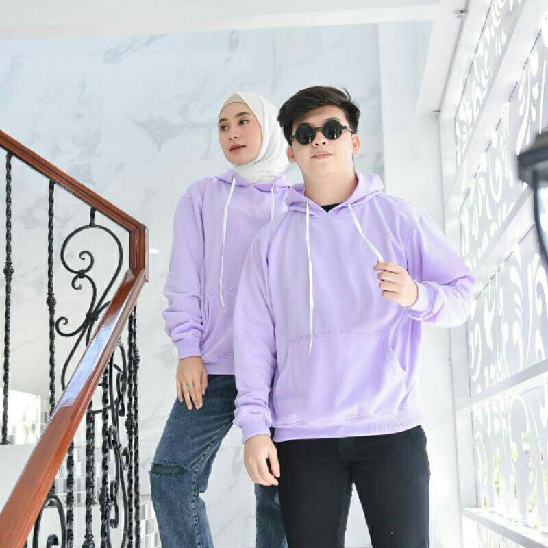 HOODIE LILAC ALL SIZE | HOODIE MURAH | HOODIE PASTEL | HOODIE UNGU | SWEATER LILAC