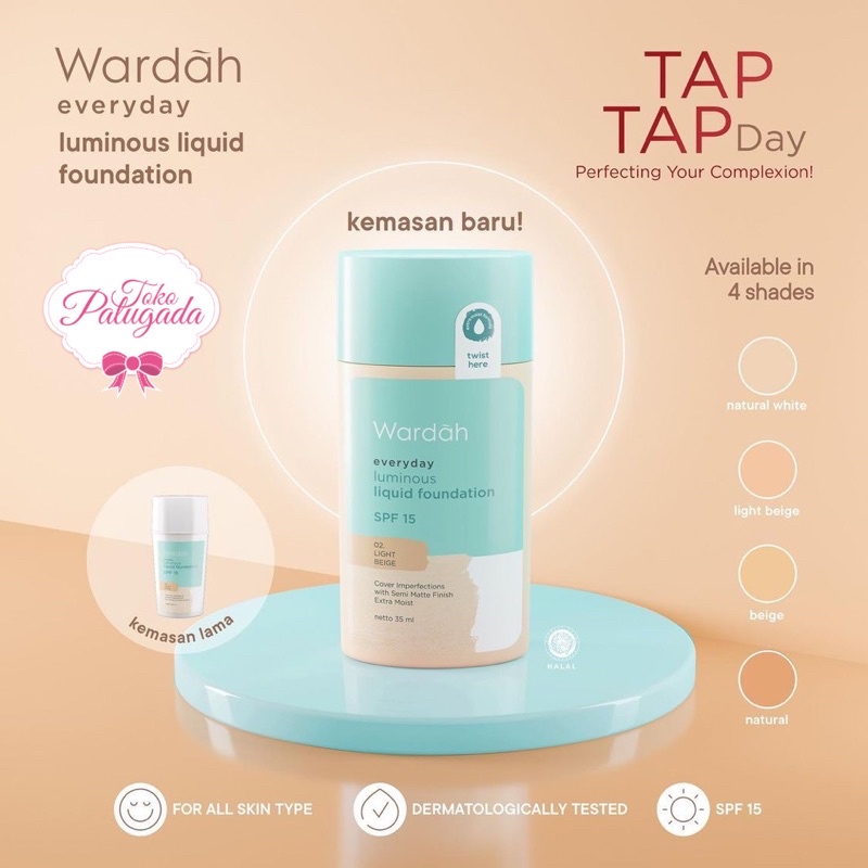 [BISA COD] Wardah Everyday Luminous Liquid Foundation