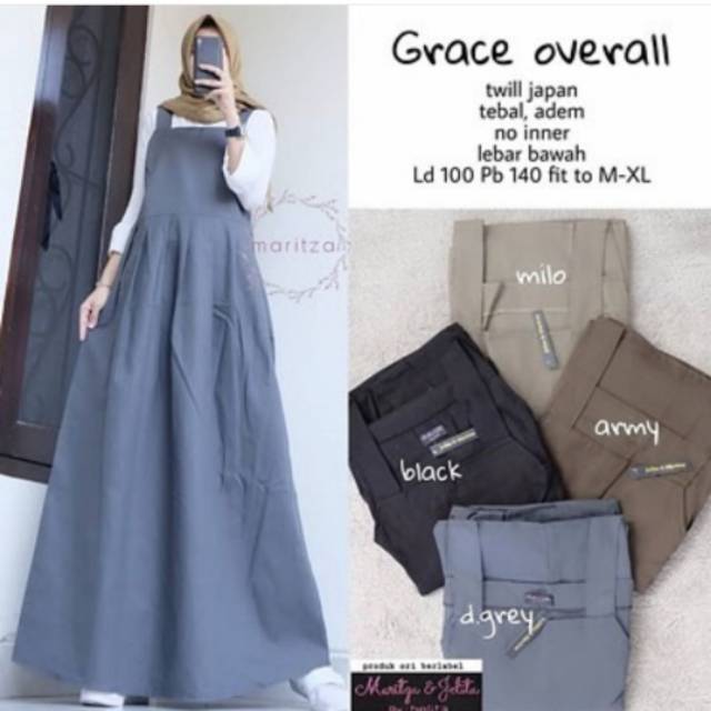 Maureen overall tartan skirt/rok overall panjang kotak kotak/overall flannel halus/overall wanita