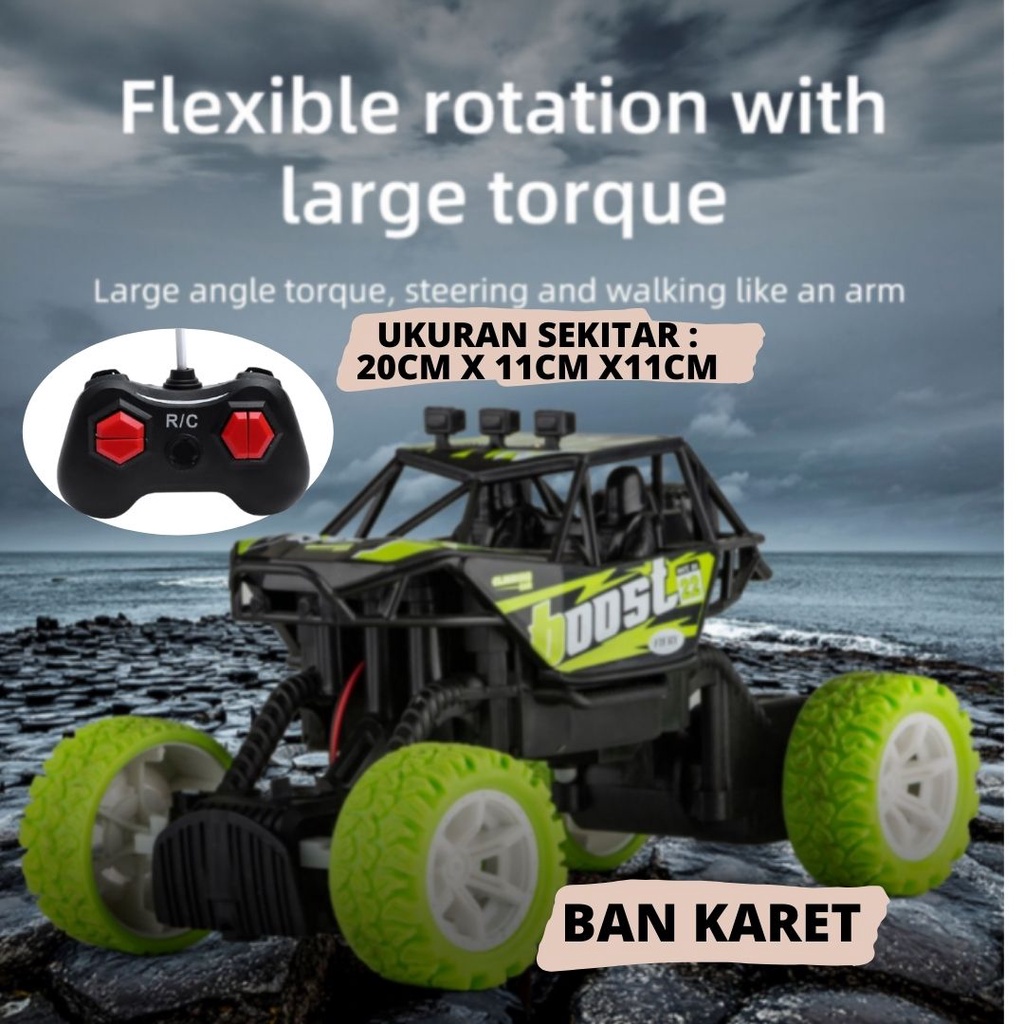 MAINAN RC MONSTER BOOST MOBIL SNEAK REMOTE CONTROL JEEP ROCK CRAWLER