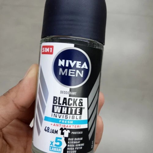 NIVEA MEN Deodorant Invisible Black White Fresh Anti Bakteri 25 ml / 50 ml