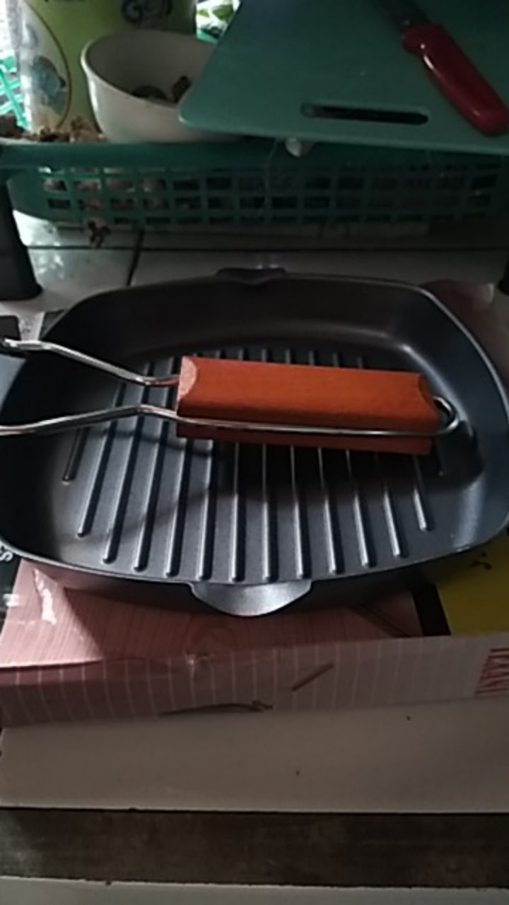 Square Grill /wajan Panggang Lipat/wajan Ato Teplon Lipat
