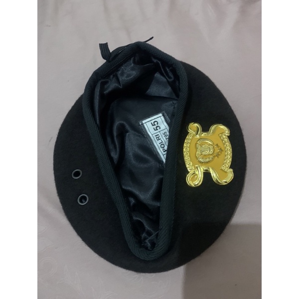Baret dan Emblem Samapta Sabhara Polri Polisi Jatah