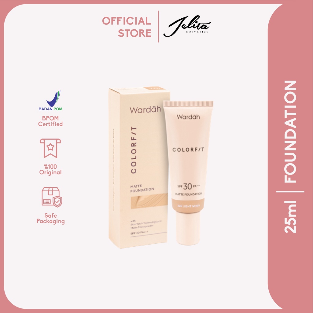 Wardah Colorfit Matte Foundation 25ML