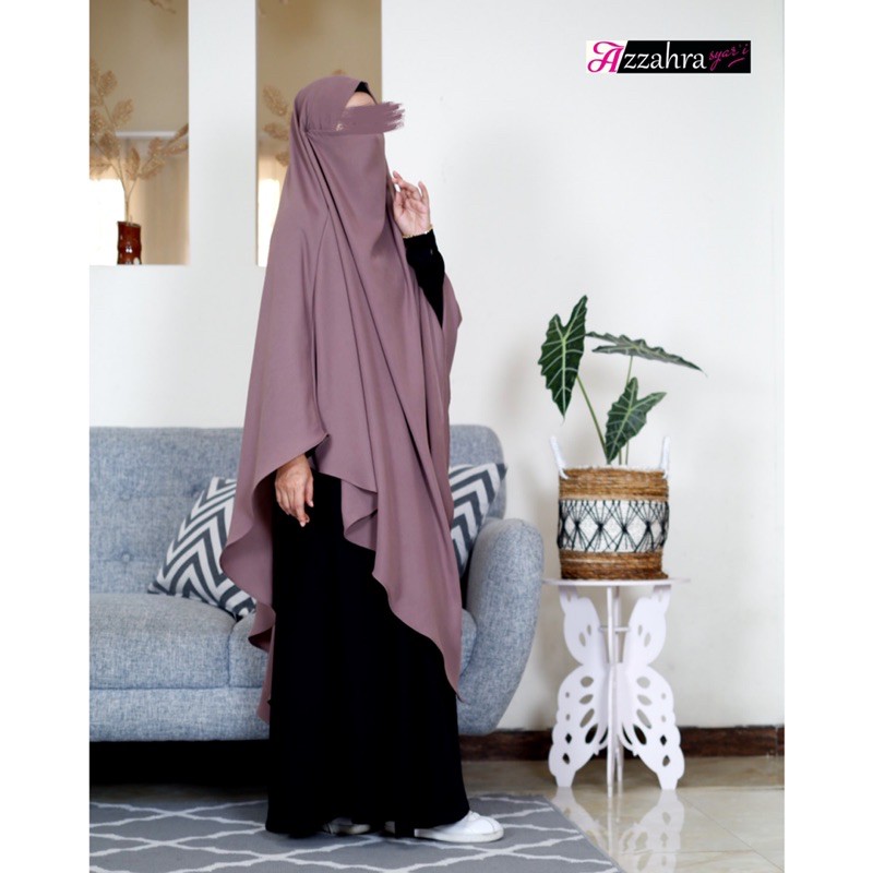 French Khimar Lancip Atiqah Premium By Azzahra Syar’i