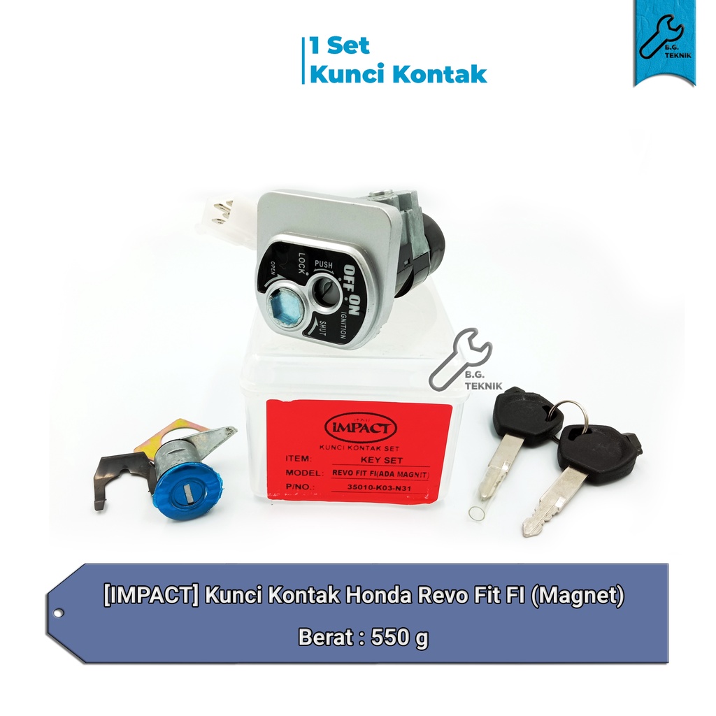 Kunci Kontak Honda Revo FIT FI Magnet - Impact