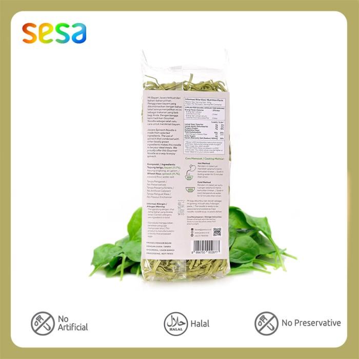 

Javara Spinach Noodle (Mi Bayam) 200 gr Best Seller