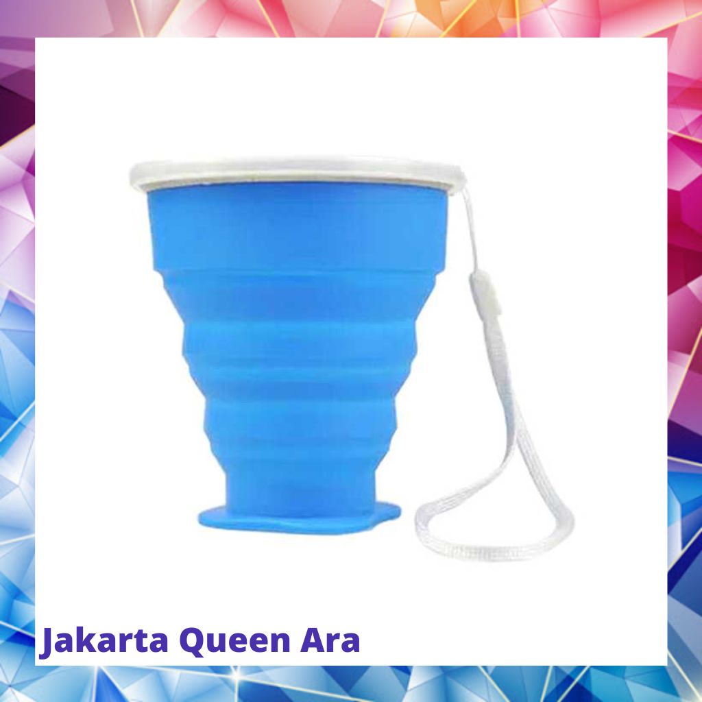 Gelas Lipat Silikon Foldable 200ml - GYBL55