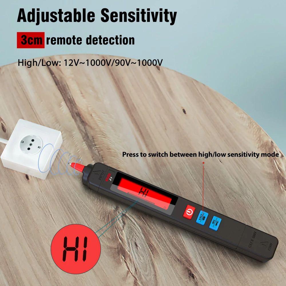 Solighter Voltage Detector Tester Presisi Tinggi Hidup Kawat Tes Kontinuitas True RMS Smart pen Listrik