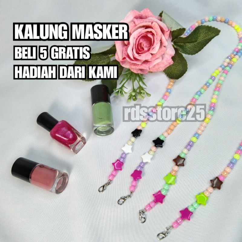 Rds - KALUNG MASKER / TALI RANTAI UNTUK MASKER / TALI MASKER / RANTAI TALI MASKER / RANTAI MASKER