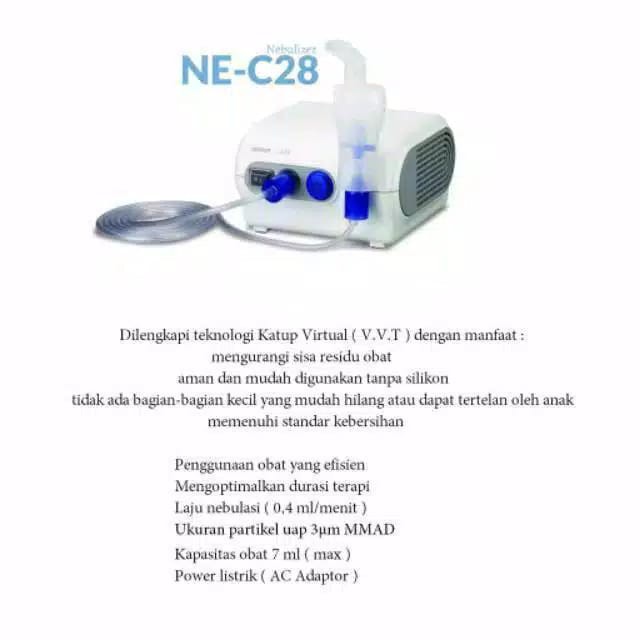 NEBULIZER OMRON TYPE NE-C28 (ALAT UAP/INHALASI)