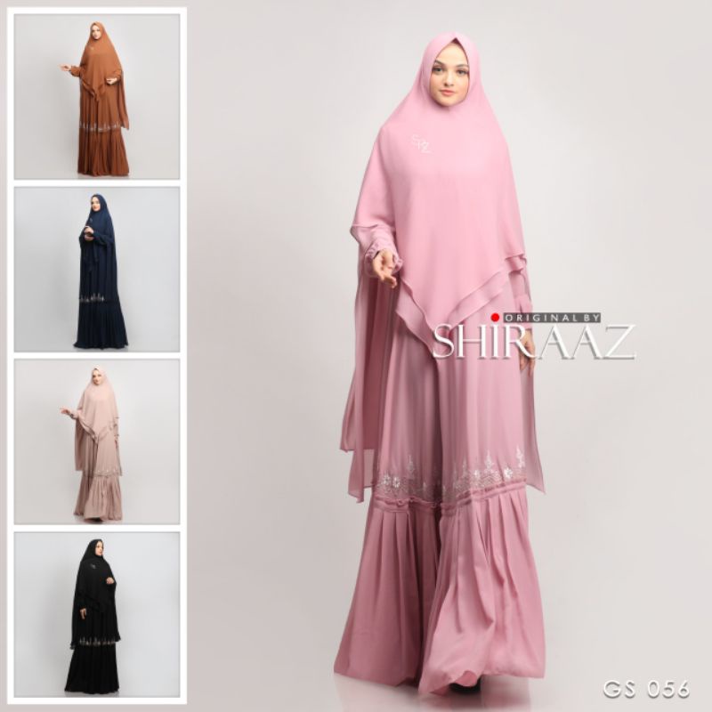 Gamis syari GS 056 bordir by shiraaz