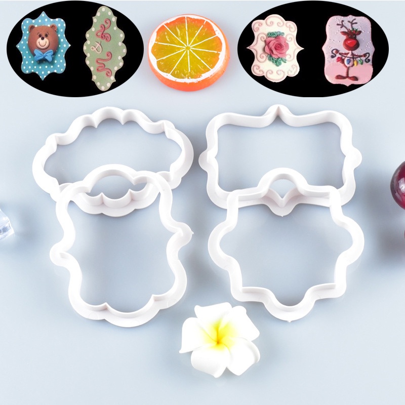 4Pcs/Set Creative Cookie Cutter/Fondant Mould/Candy Biscuit  Molds for DIY Baking Cake Decorating