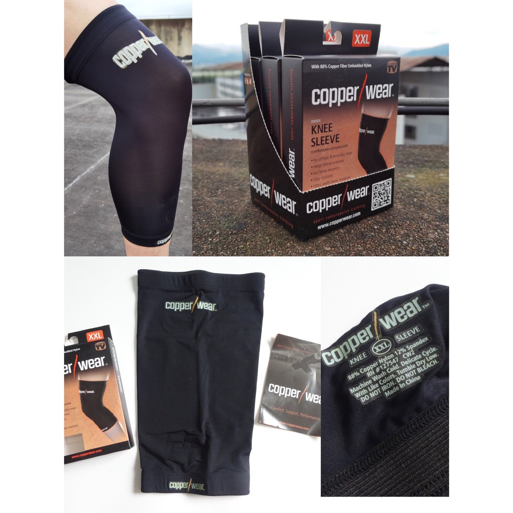 100% Original Quality Copper Wear Compression Knee Sleeve unisex