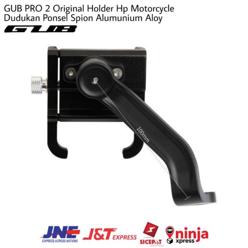 GUB PRO 2 HOLDER HP GPS FILANO FAZZIO VARIO ADV PCX AEROX XMAX SCOOPY GENIO BEAT DLL UNIVERSAL SEMUA MOTOR