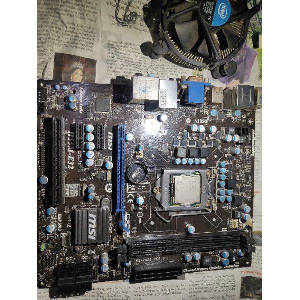 Mobo MSI  h55 + processor i3 550