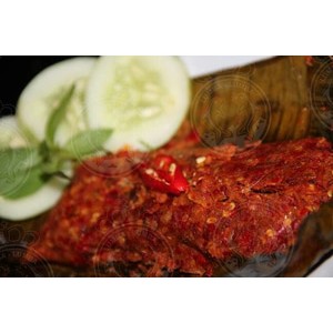 Pepes Bandeng Presto Lumba2 /Oleh2 Khas Semarang /Sambal /Tulang Lunak - Original Pedas