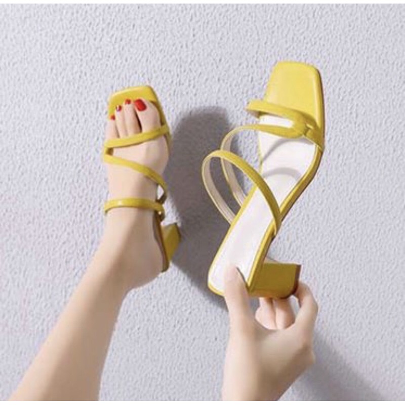 heels wanita Q548 import realpict