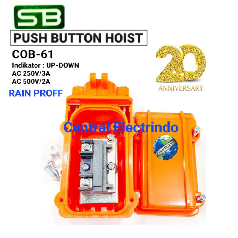 Push Button Hoist 2 Tombol COB-61 SB.