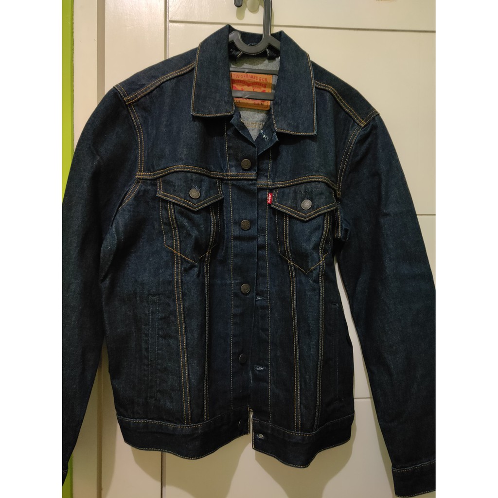 JACKET JEANS PRIA M (LEVIS TRUCKER JACKET) PRELOVED