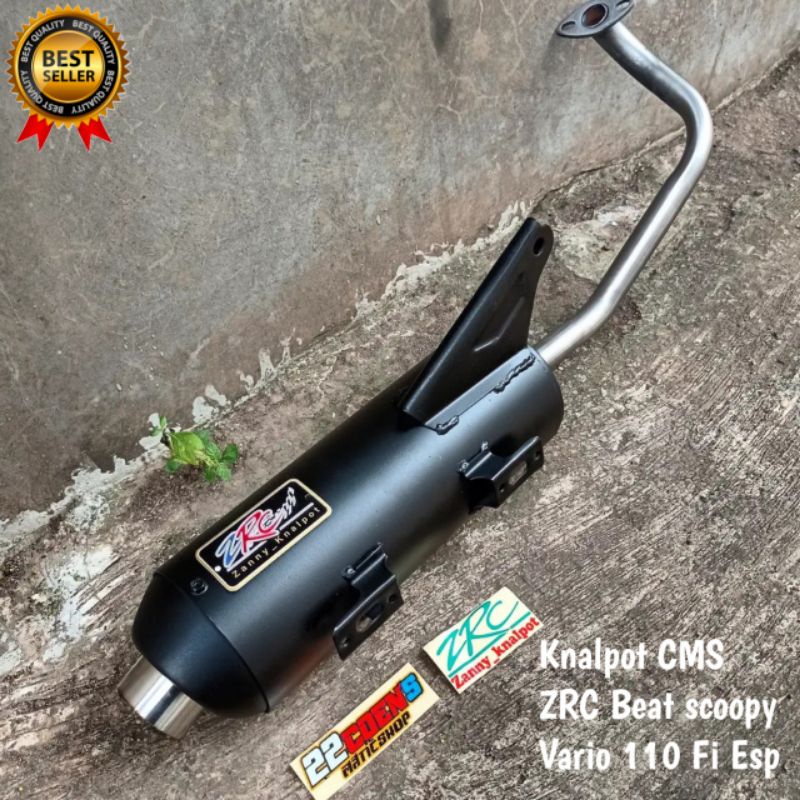 Knalpot Copy CMS Zrc Beat scoopy karbu fi esp vario 110 fi