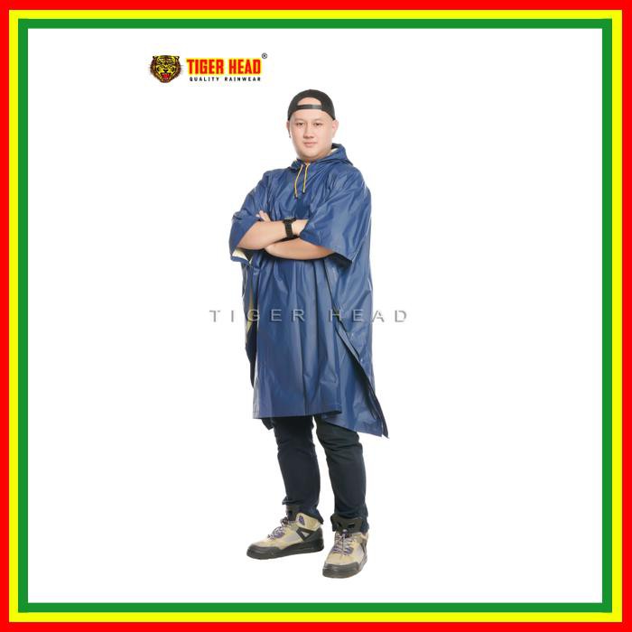 Jas Hujan Poncho Lengan Celana Jas Hujan Tiger ~ Jas Hujan Poncho Double Tiger Head (68215)
