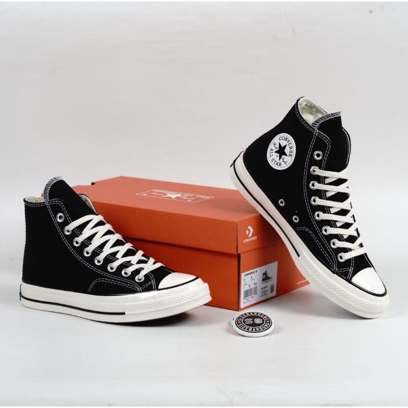 Sepatu Converse All Star 70s Hi Black Egret