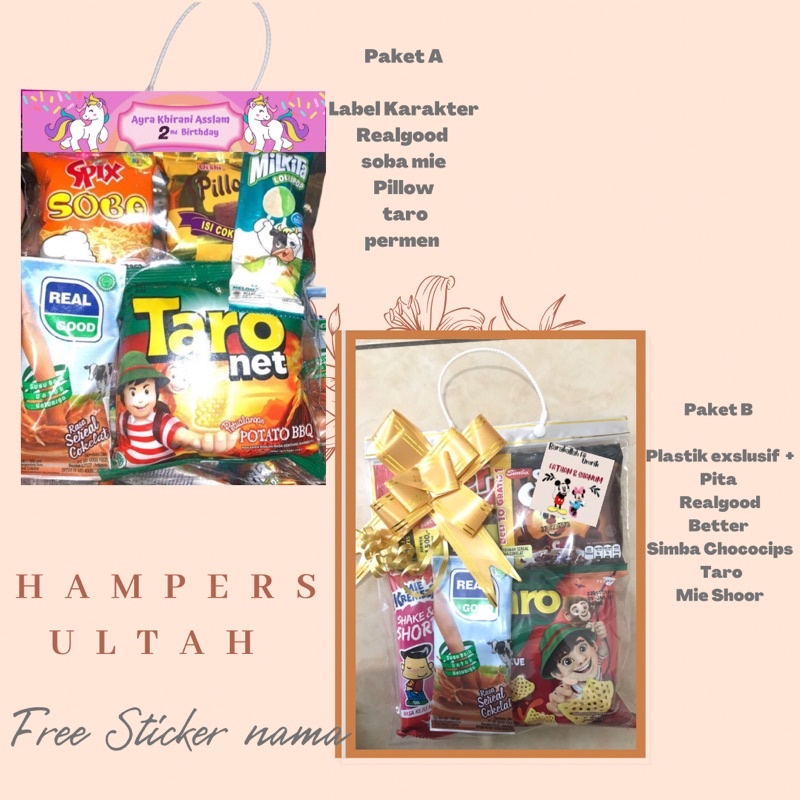 TERLARIS DAN Termurah Paket snack Ulang Tahun anak Hampers Ultah anak Snack Ultah anak murah