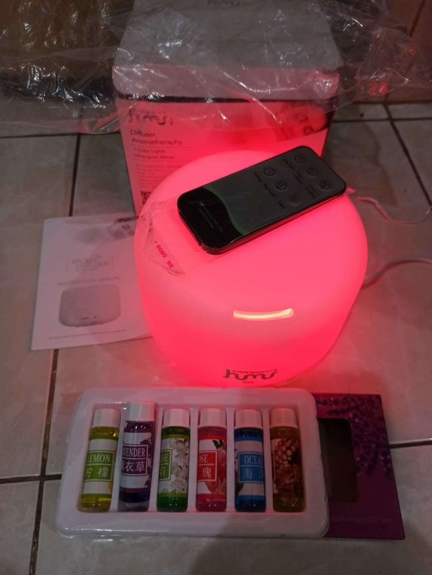 Air Diffuser Difuser Aromatherapy Aromaterapi Humidifier Humidifer Essential Oil Nano Spray Mw 10