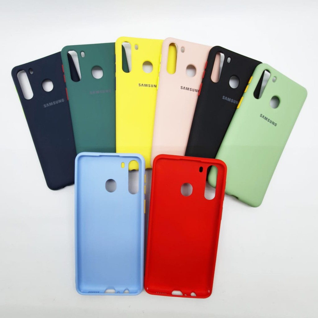 Realme C3 Macaron Tone Case / Silicone Macaron Colour Side button