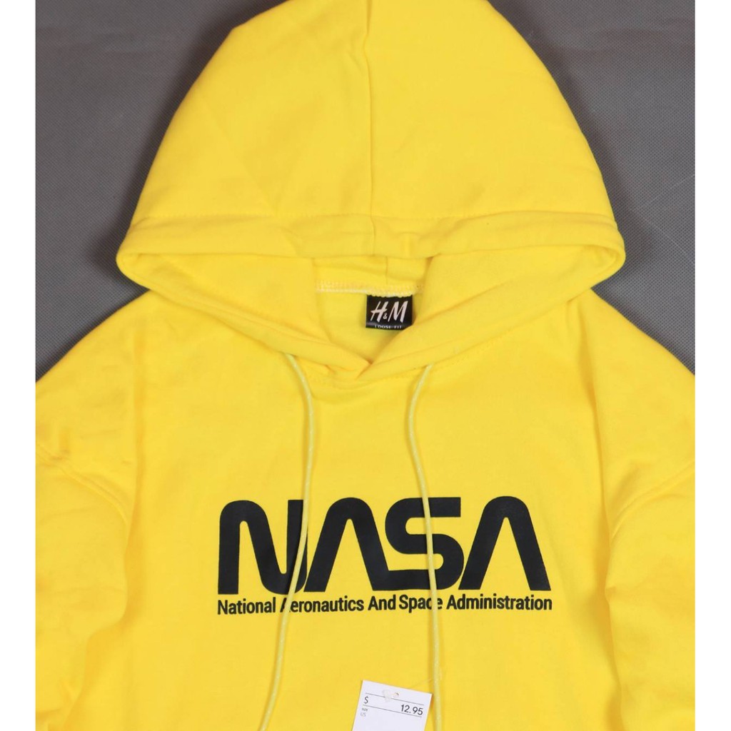 Jaket Hoodie H AND M  NASA ROKET – Edition Trendy Casual Unisex Good Brand Quality Stylish