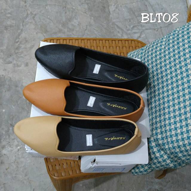 OBRAL CUCI GUDANG BORNEO BLT08 SEPATU XAVYERA FLATSHOES FLAT SIMPLE DAN KEREN