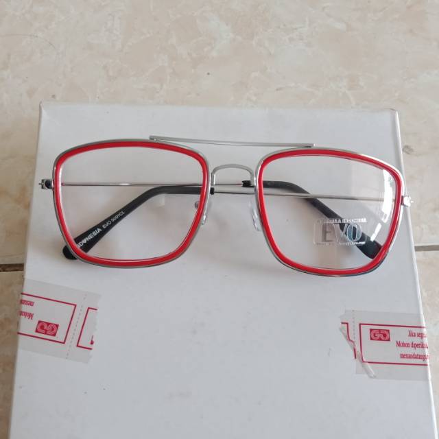 Kacamata frame merah trendy EVO5001