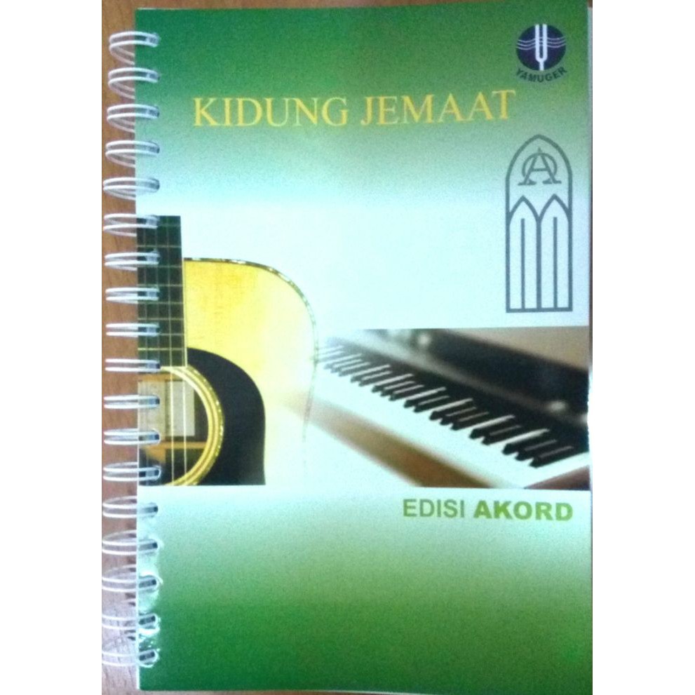 BUKU WAJIB KJ Kidung Jemaat Edisi Akord Untuk Gitar Piano