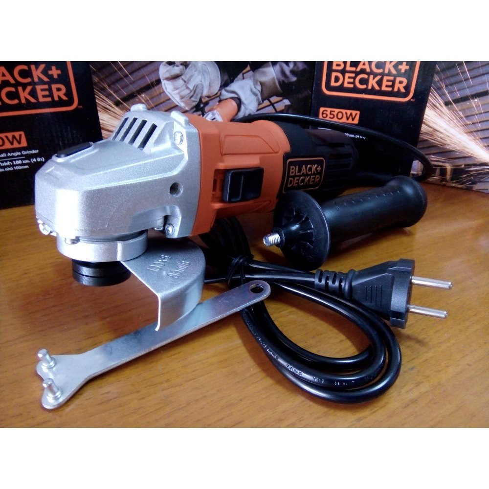 Black Decker Mesin gerinda tangan grinda 4 inch G650