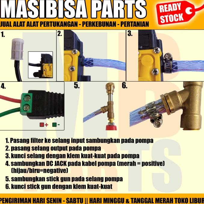 Paket Cuci Motor / Ac / Jet Wash / Mesin Steam Dinamo Pump + Stick