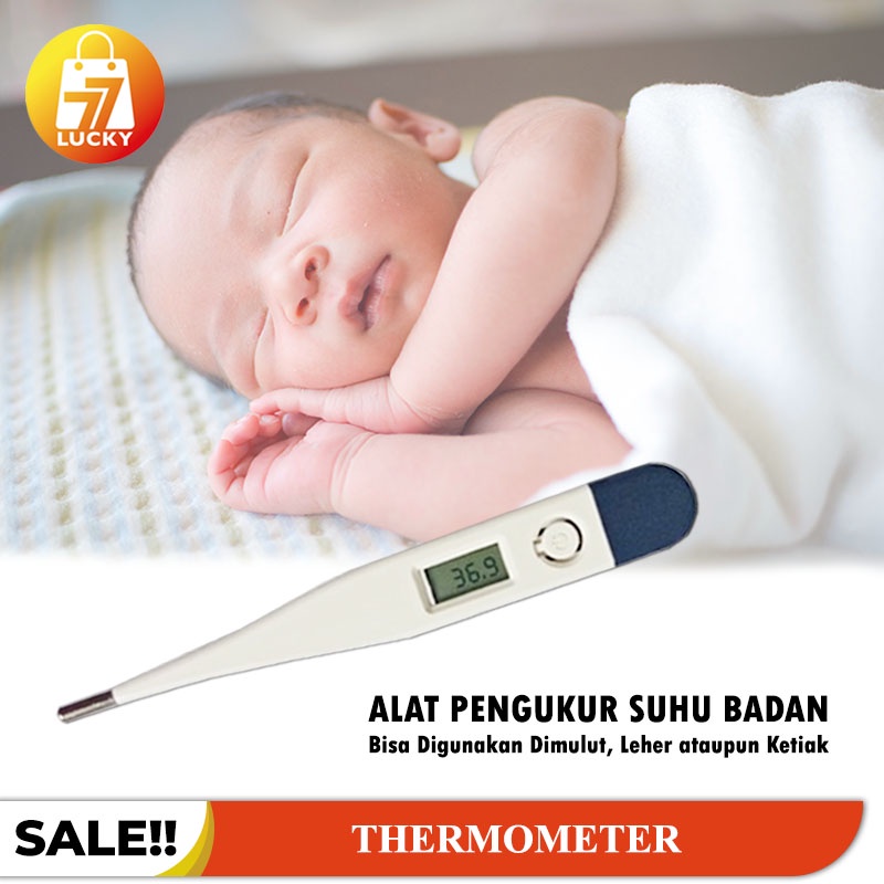 BISA COD - Termometer / Thermometer Digital Pengukur Suhu Badan Orang Dewasa Anak Dan Bayi