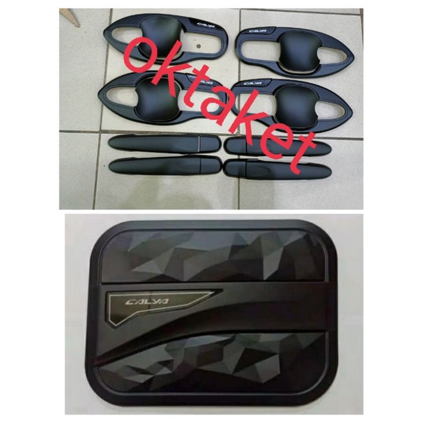 Paket outer dan handle pegangan pintu/ tank cover mobil Calya/ Sigra