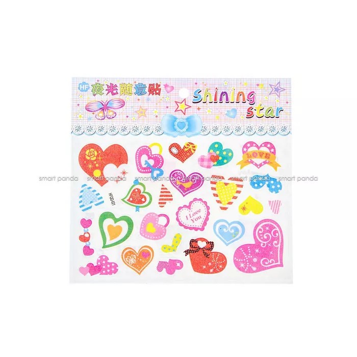 

Sticker Anak Gliter Love HFQQ-021
