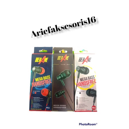 BRAVE UGO HBR02 Earphones Handsfree Hi-Fi Extra Bass Headset Ugo