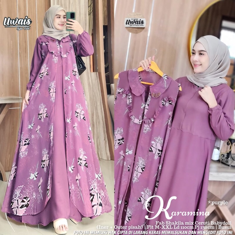 KARAMINA GAMIS ORIGINAL BY UWAIS / SETELAN UWAIS