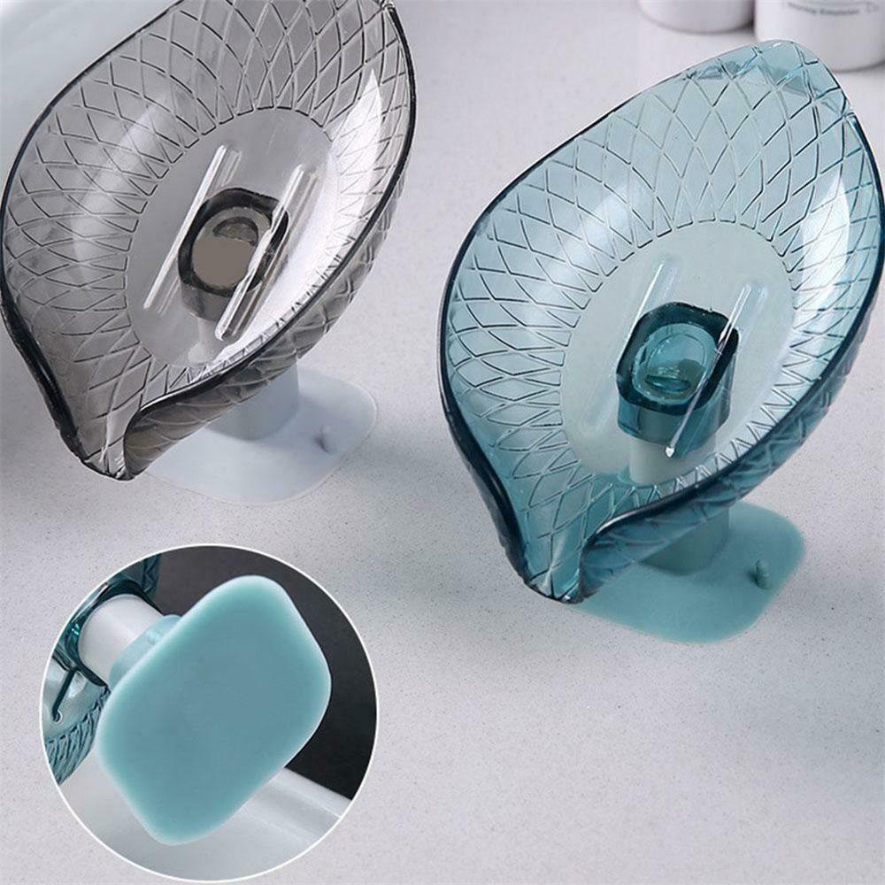 TOP Soap Dish Non-slip Bathroom Accessories Suction Cup Sponge Holder