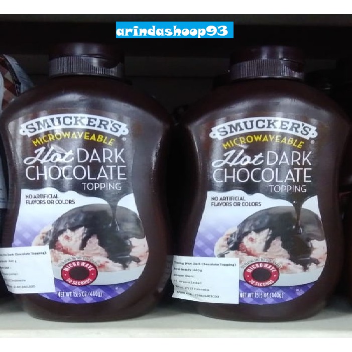

SMUCKER'S HOT DARK CHOCOLATE TOPING 440GR
