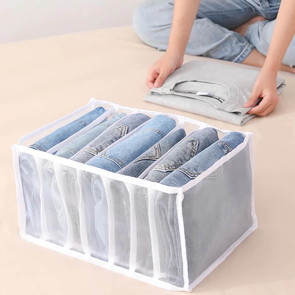 tempat bajju lipat storage box travel R282 - tempat penyimpan pakaiaan / dalaman laundry bag serbaguna lemari rapi