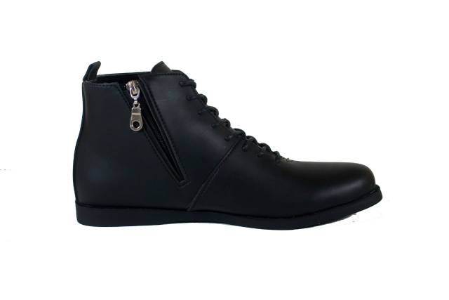 NORTHMAN BLACK- Sepatu Boots Formal Pria Semi Kulit Original Exclusif Sepatu Kantor