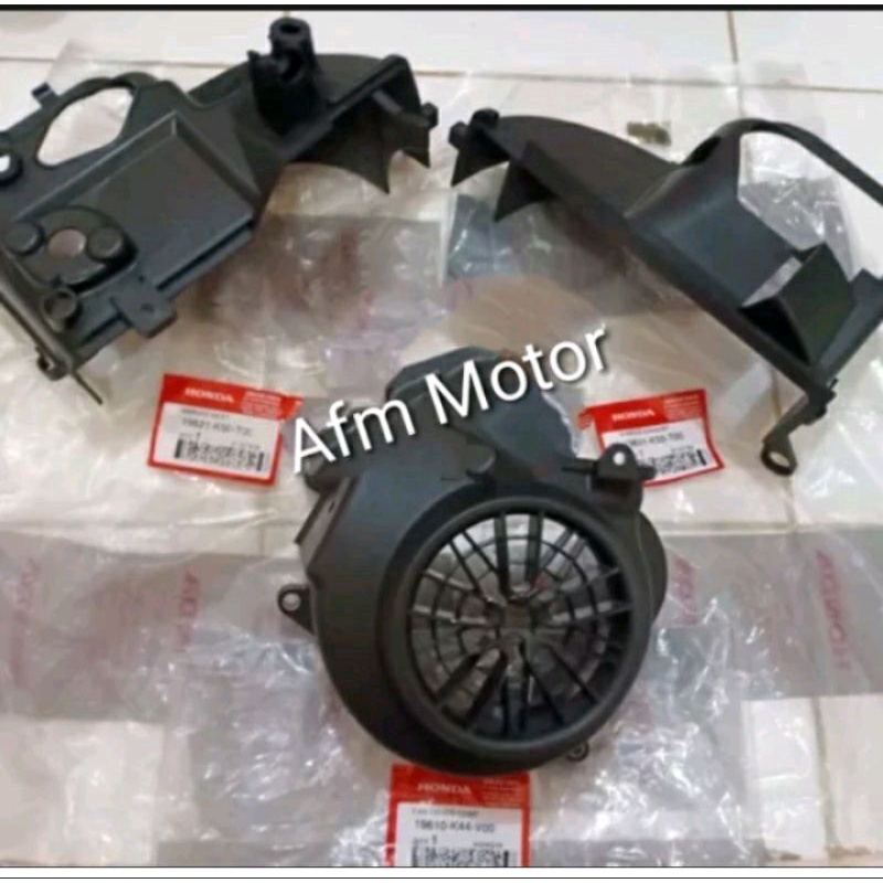 Cover tutup kipas tutup blok mesin tutup blok seher honda Beat fi injeksi Beat POP Scoopy fi Vario 1